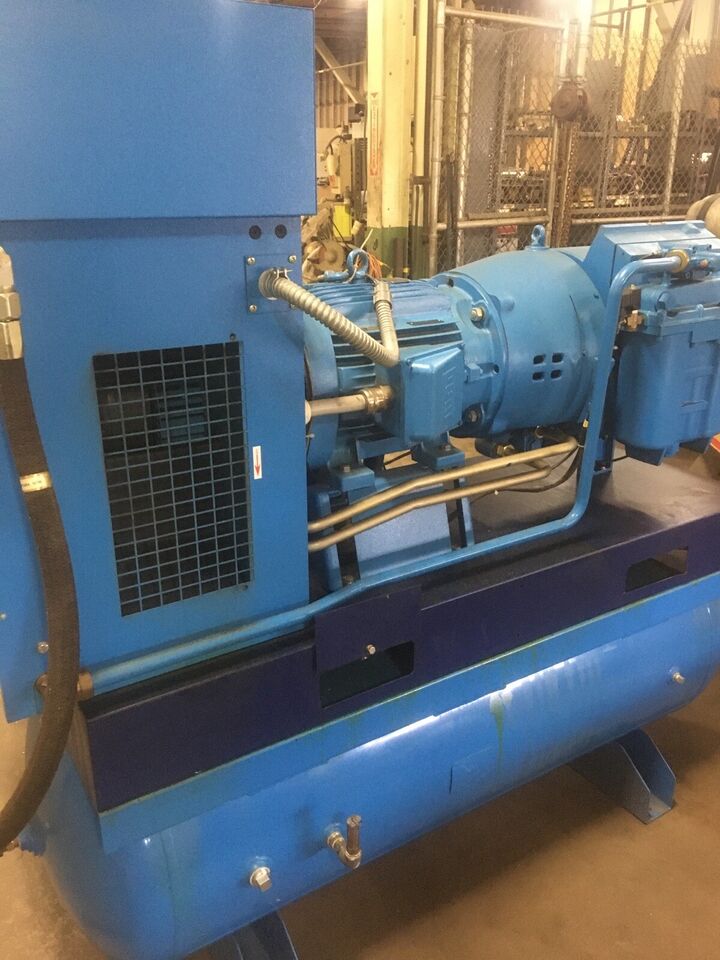 Hydro Vane 22 H.P. Tank Mounted Air Compressor with Dryer